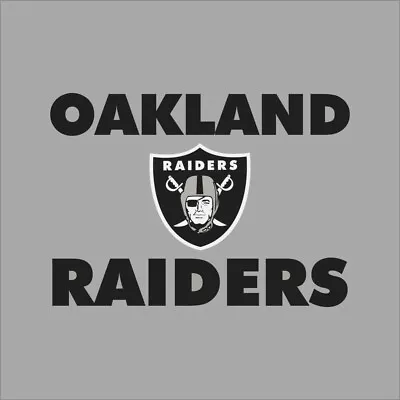 Oakland Raiders #7 NFL Team Pro Sports Vinyl Sticker Decal Car Window Wall • $25.14