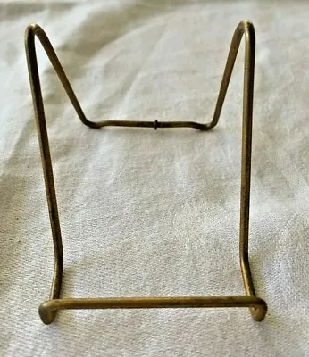 Display Plate Rack Store Fixture Metal Gold Finish Wire Several Available Adjust • $4