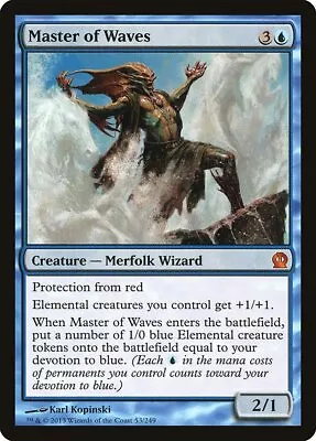 ​Master Of Waves - Theros - Near Mint Foil EN MTG​ • $3.38