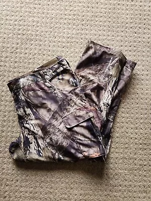 Cabelas Hunting Pants Mens 46R Camo Whitetail Insulated Thick Mossy Oak Break Up • $14.99