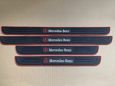 $15.88 • Buy For Mercedes-Benz Accessories Car Door Scuff Sill Cover Panel Step Portector X4