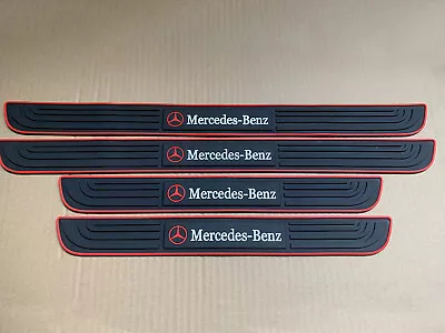 For Mercedes-Benz Accessories Car Door Scuff Sill Cover Panel Step Portector X4 • $15.88