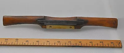 ✨Vintage 3-1/8  Barton Brothers Brass & Beech Adjustable Spokeshave (INV P889) • $22.50