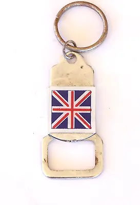 Vintage English Flag Great Britain British Uk Souvenir Metal Key Chain Keyring • $18.04