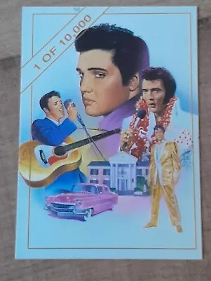 Elvis Presley Promo Trading Card Rockstreet 1993 4/4 - Limited To 10000 NSCC • $1