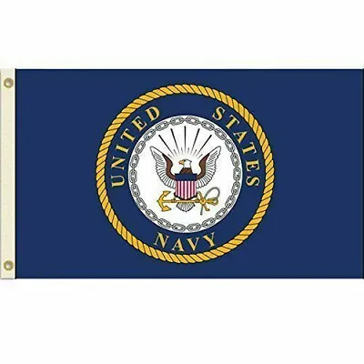 United States Navy Flag USN Emblem Banner US Military Pennant New 3x5 100D • $9.88