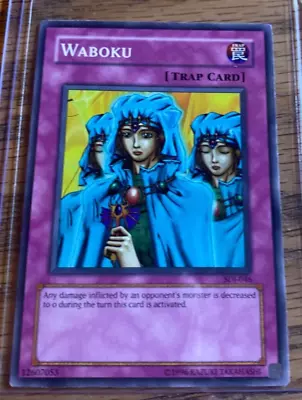 Waboku SDJ-046 Unlimited Common Yu-Gi-Oh! - Near Mint Trap Card 1996 • $1.20