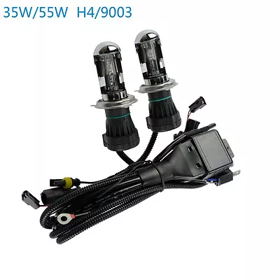 $21.24 • Buy 35W/55W HID Xenon Bi-xenon Hi/Low Bulbs Relay Harness H4 H13 9003 9004 9007 9008
