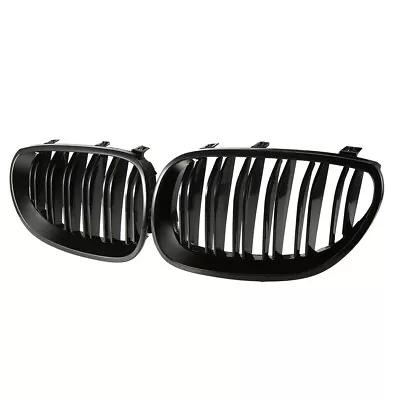 $33.99 • Buy Gloss Black Front Bumper Kidney Grill Grilles For BMW E60 E61 5 Series 2003-2010