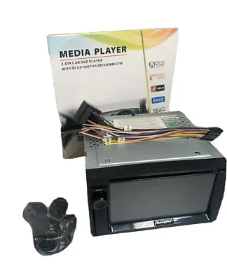 Pumpkin Media Player 2-Din Car Dvd Player W/ Bluetooth/USB/SD/MMC/FM • $114.99