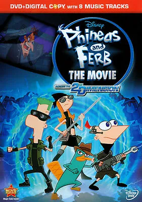 Phineas & Ferb The Movie: Across The 2nd DVD Incredible Value And Free Shipping! • £2.98