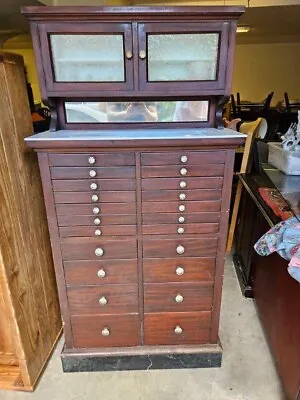 💯Storage Cabinet-Dental  Antique 1920s With Tools And Trays💯 • $8000
