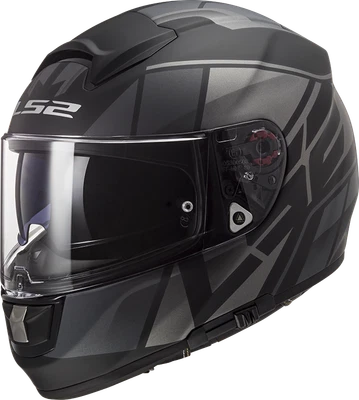 £139.95 • Buy Ls2 Ff397 Ft2 Vector Fibreglass Full Face Motorcycle Crash Helmet Kripton Black