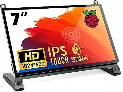 ROADOM  7  Capacitive Touch Screen Monitor For Raspberry Pi  1024×600 • $74.45