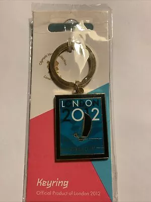 Official London 2012 Olympic Games Sailing Keychain Keyring New! • £0.99