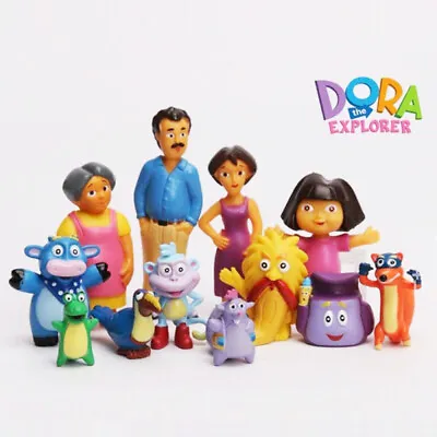 £9.29 • Buy 12Pcs Dora The Explorer PVC Action Figures Toy Collectible Set Toys Kids Gift UK