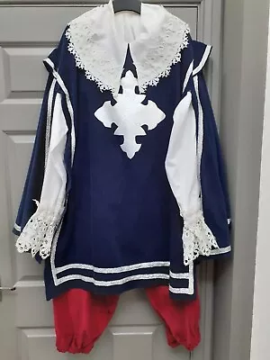 £50 • Buy Musketeer French Royal Guard Adults Historical Fancy Dress Costume