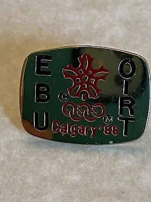 Calgary Olympics 1988 European Broadcasting Union Media Pin. • $9