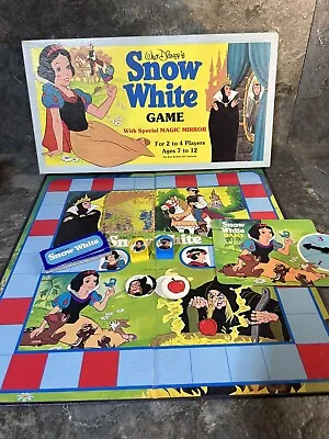 Vintage 1980 Disney Snow White Board Game Whitman Magic Mirror Complete • $19.84