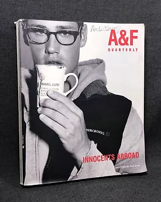 Abercrombie & Fitch A&F Quarterly Catalog Back To School 1999 Bruce Weber 350 Pg • $50