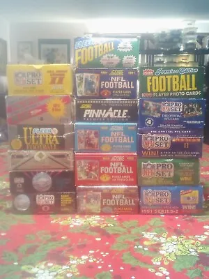Huge Bulk Lot Of 55 Unopened Old Vintage NFL Football Cards In Wax Packs NEW • $11.99