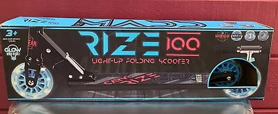 Madd Gear Carve Rise Kick Scooter Light Up 100mm Wheels Blue/black • $49.99