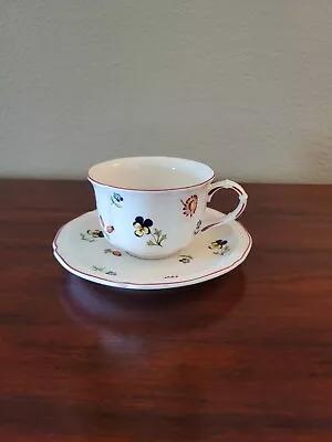 Villeroy And Boch Petite Fleur Cup And Saucer Set EUC • $5