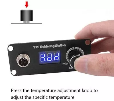 £13.44 • Buy DC 12-24V 75W Digital Soldering Iron Station Control Panel For T12 Handle Heater