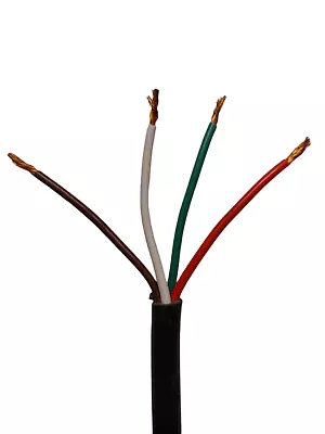 £11.49 • Buy 4 Core Thinwall  12V 24V Automotive Marine Cable Round Auto Stranded Wire