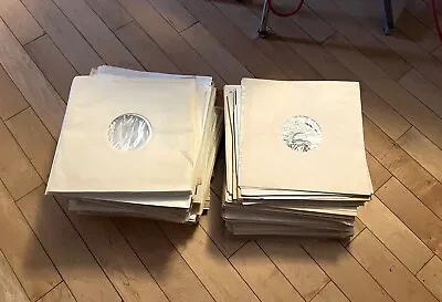 25 X 7  VINTAGE Record Inner Sleeves - Excellent Condition • $15