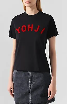 Adidas Y-3 Yohji T-Shirt In Back Brand New With Tags Womans FL6072 • £38.68