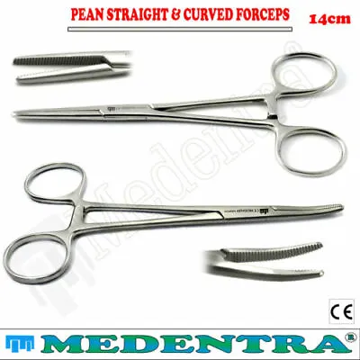 Pet Grooming Ear Hair Pulling Forceps Hemostat Pean Animal Groomers Medentra SS • £9.47