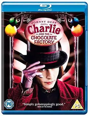 Charlie And The Chocolate Factory [Blu-ray] [2005] [Region Free] • £5.20