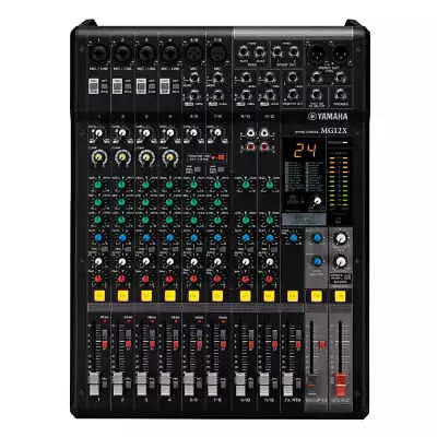 Yamaha MG12X 12-Input Stereo Mixer With Effects • $377.99