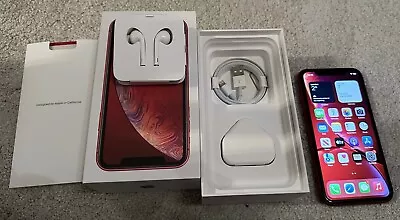 Apple IPhone XR 128GB PRODUCT(RED) Unlocked Boxed With Accessories • £110