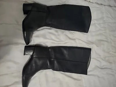 100 % Leather Knee High Zara Boots- Women's Size 6 • $29