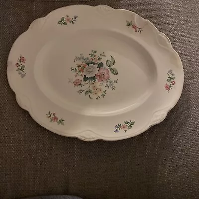 Vintage Homer Laughlin Oval Serving Platter Dish • $12.29