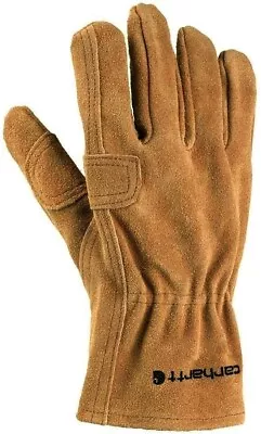 Carhartt Men Fencer Work Gloves Durable Suede Leather Reinforced Vented Xl A553 • $17.59