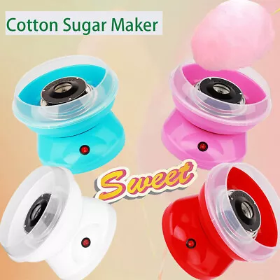 Electric Mini Candy Floss Making Machine Home Cotton Sugar Sweet Floss Maker DIY • £16.59