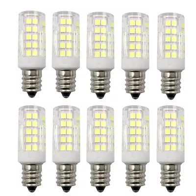 10pcs E12 Candelabra LED Bulb C7 5W 12V 64-2835 SMD Ceramics Lamp Garden Light H • $26.59