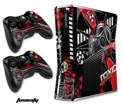 $8.95 • Buy Skin Decal Wrap For Xbox 360 Slim Gaming Console & Controller Xbox360 Slim TOX R