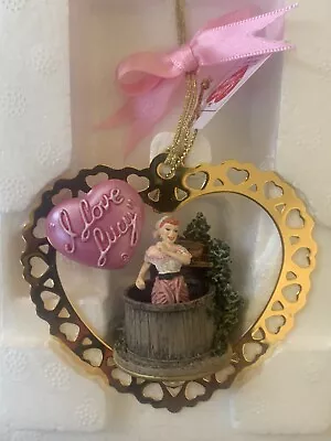 I Love Lucy Gold Heart Stomping Grapes Ornament. Brand New • $45