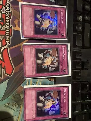 Yugioh 3x Mind Crush Cp08-en003 Super Rare • $335