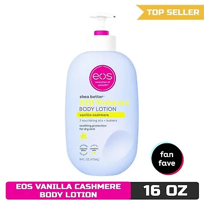 Eos Shea Better Body Lotion For Dry Skin Vanilla Cashmere 16 Fl Oz • $17.50