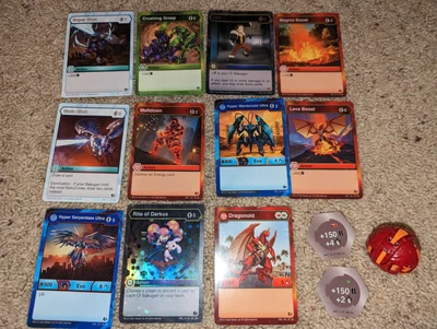 $0.99 • Buy Bakugan Dragonoid Toy Loose Card Lot