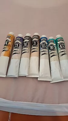 35 Tubes Of Winsor And Newton Winton Oil Paints 21ml 37ml 56ml Used Old Stock • £4.20