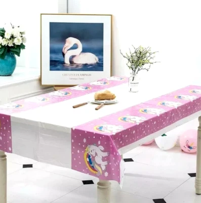 $7.99 • Buy Unicorn Table Cover Party Supplies Tablecloth Birthday Party Decorations