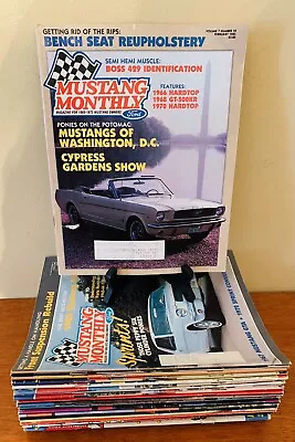 21 Mustang Monthly Magazine 80's Muscle Cars Hot Rods Street Machine LOT 1985-89 • $29.98