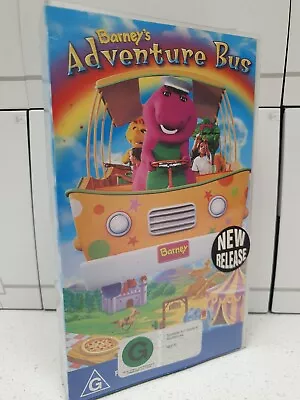 Barney’s Adventure Bus - Featuring 17 Favourite Barney Songs (VHS 1998) PAL • $9.95