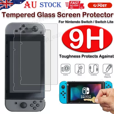 1/2 Pack Screen Protector For Nintendo Switch / Switch Lite Tempered Glass Films • $6.27